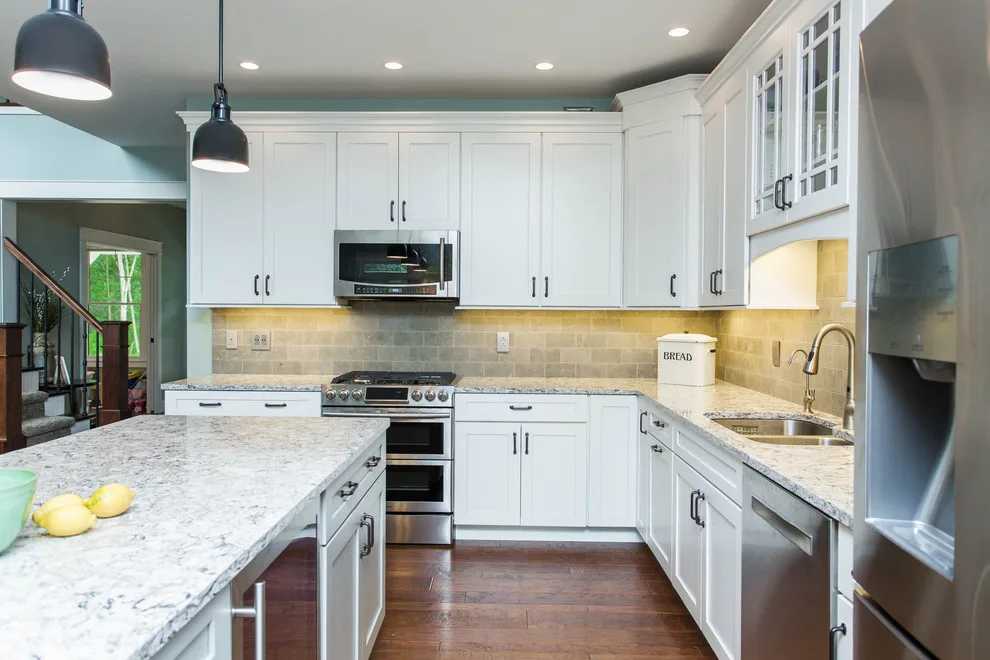 Harmonious Blended Design with a Post and Beam Element by Saratoga Kitchens And Baths - Photo 16