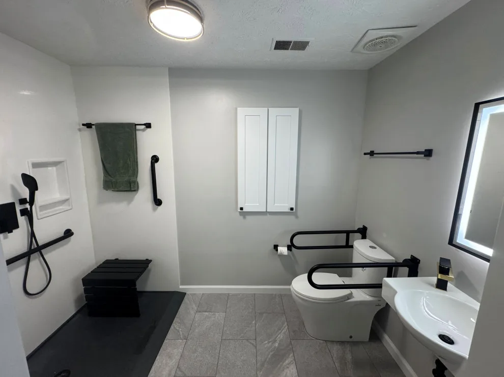 Baltimore MD Walk-in Shower Bathroom Renovation by TradeMark Construction - Photo 2