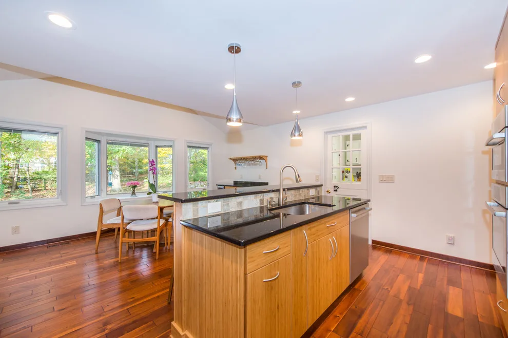 Contemporary Bamboo Kitchen in Randolph by JMC Home Remodeling - Photo 5