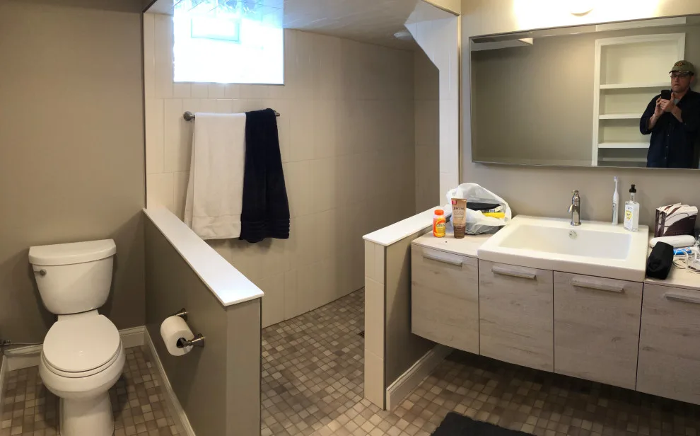 Barber's basement restroom by Ruffner Remodeling And Repair, LLC - Photo 4