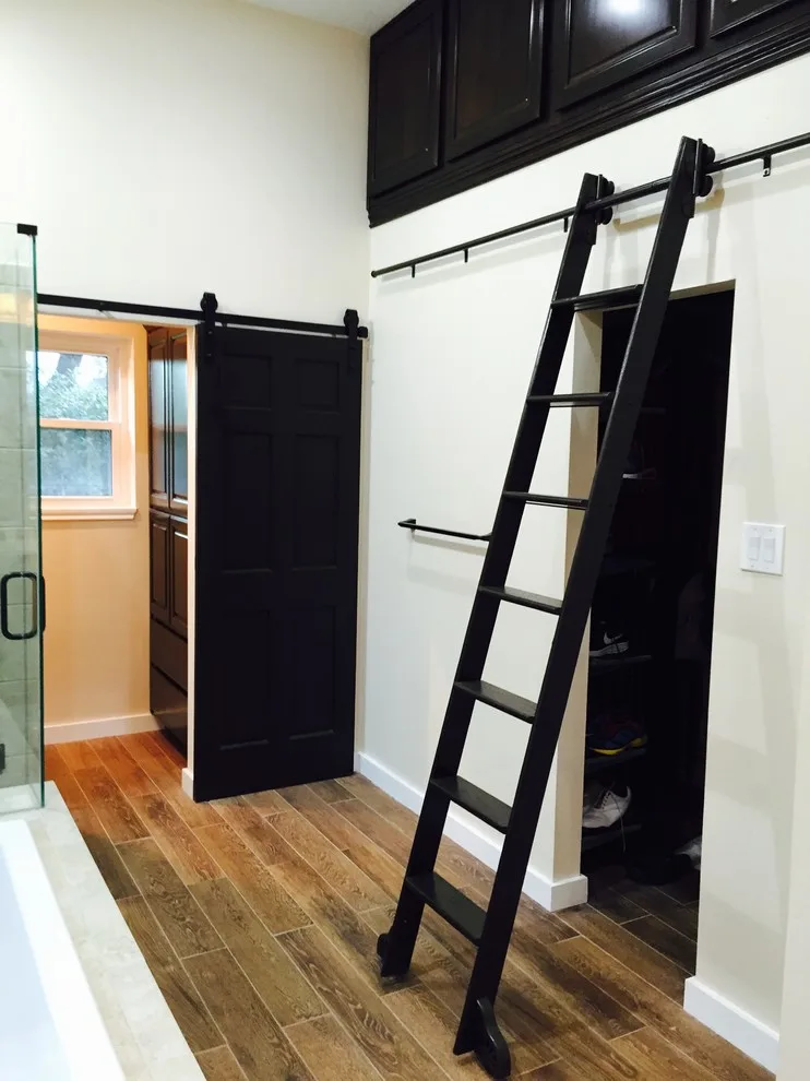Pembroke Forest - Master Bath with Barn Door by Ballroom Baths & Home Design - Photo 4