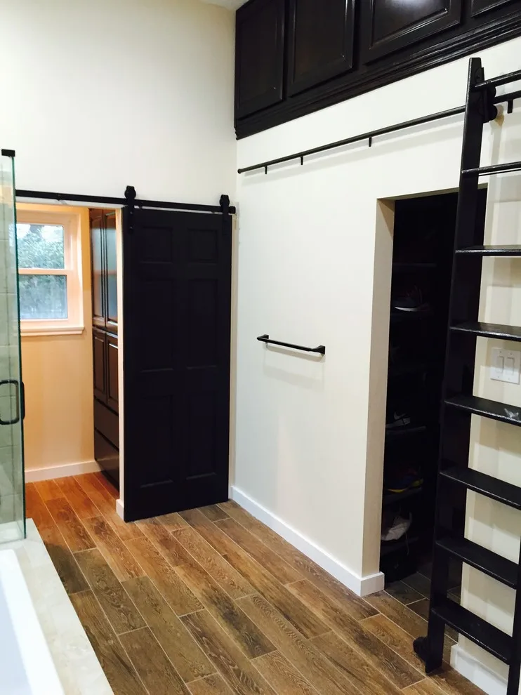 Pembroke Forest - Master Bath with Barn Door by Ballroom Baths & Home Design - Photo 2
