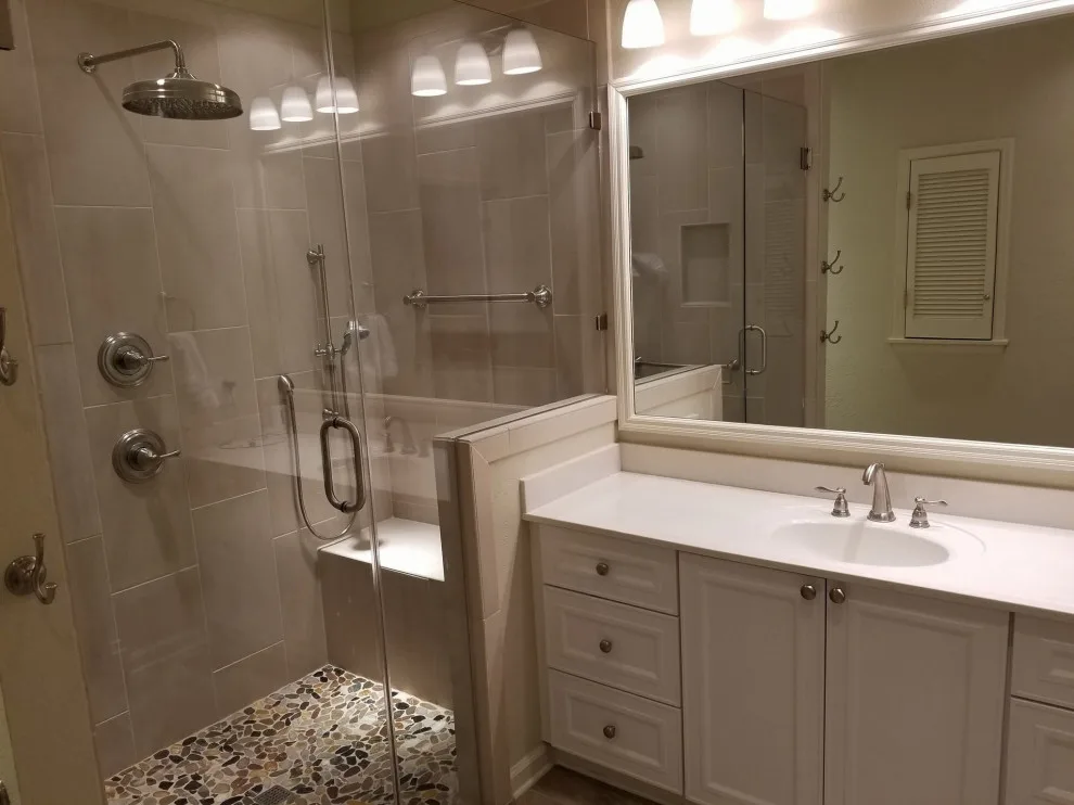 Walk-In Shower Conversion from Barrier-Free Tub by Home Run Remodeling & Construction, Inc. - Photo 2