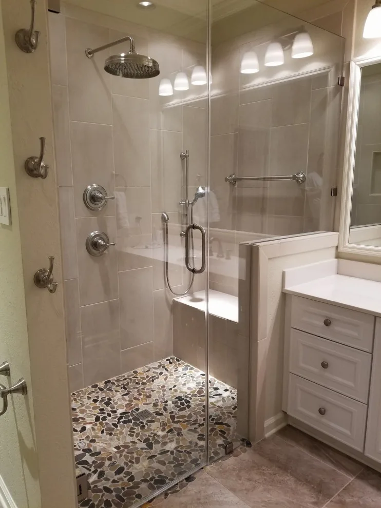 Walk-In Shower Conversion from Barrier-Free Tub by Home Run Remodeling & Construction, Inc. - Photo 5