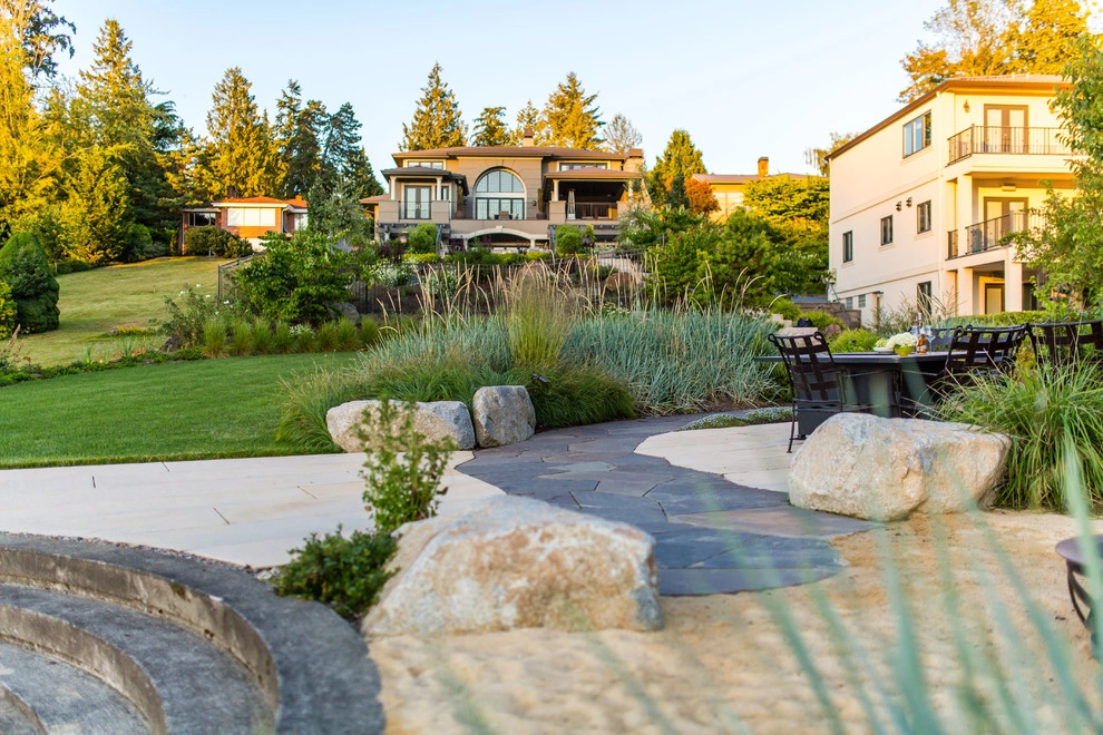 Yarrow Point Lakefront Terrace by Mark S. Garff, Landscape Architect - Photo 8
