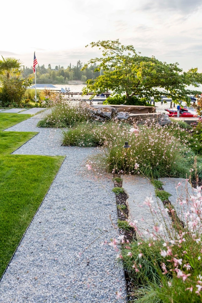 Mercer Island Waterfront Estate by Mark S. Garff, Landscape Architect - Photo 19