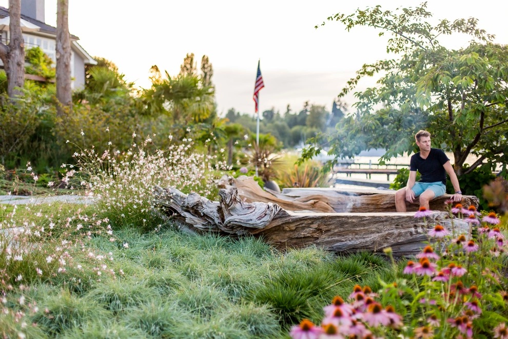 Mercer Island Waterfront Estate by Mark S. Garff, Landscape Architect - Photo 6