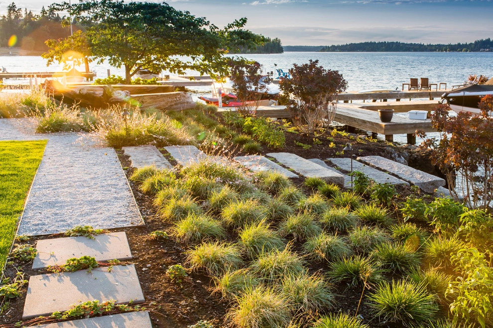 Mercer Island Waterfront Estate by Mark S. Garff, Landscape Architect - Photo 4