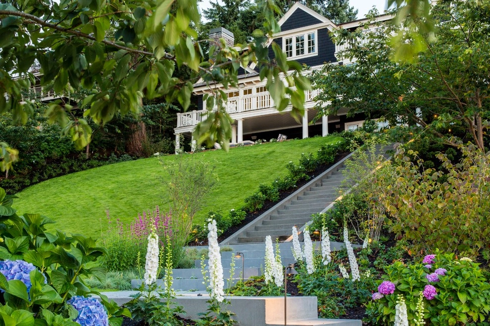Mercer Island Waterfront Estate by Mark S. Garff, Landscape Architect - Photo 3
