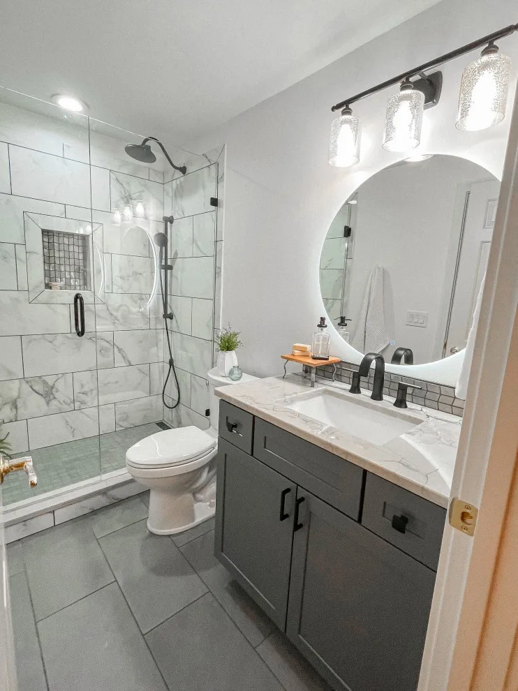 Basement Bathroom Renovation by Tmc Construction Services INC - Photo 2