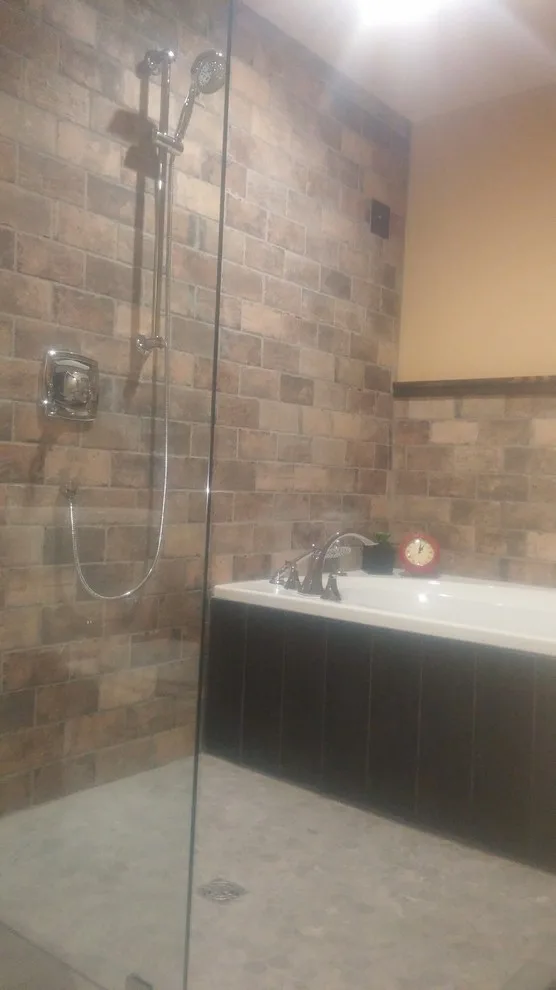 Bathroom Renovation in Basement by Tile KC - Photo 4
