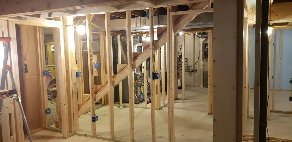 Basement Renovation by Peoria Tile And Carpenters - Photo 5