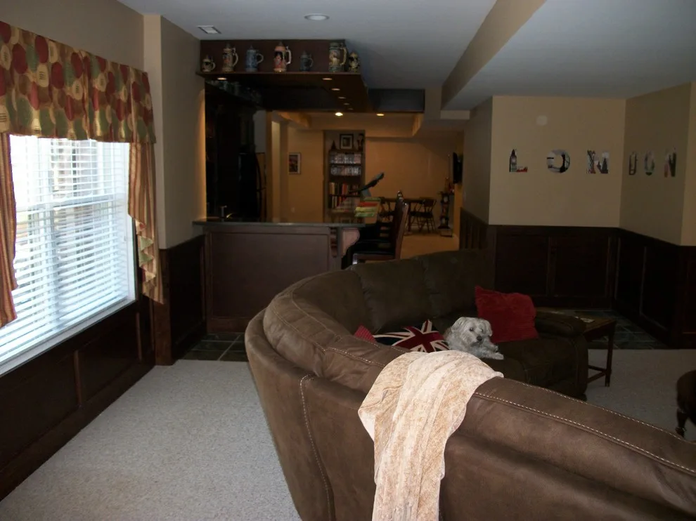 English Pub Basement Renovation by Craftsmen Home Improvements - Photo 12