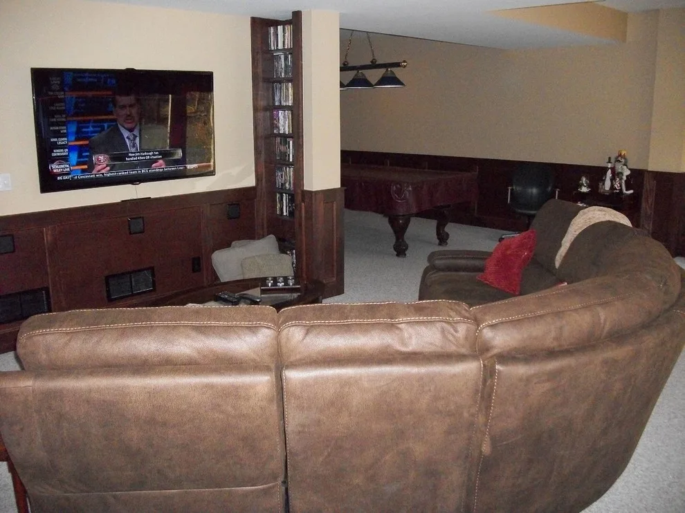 English Pub Basement Renovation by Craftsmen Home Improvements - Photo 3