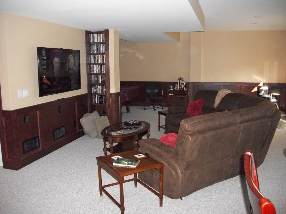 English Pub Basement Renovation by Craftsmen Home Improvements - Photo 10