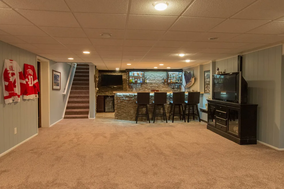 Grosse Ile Contemporary Basement Renovation by D.A. Home Improvement - Photo 6