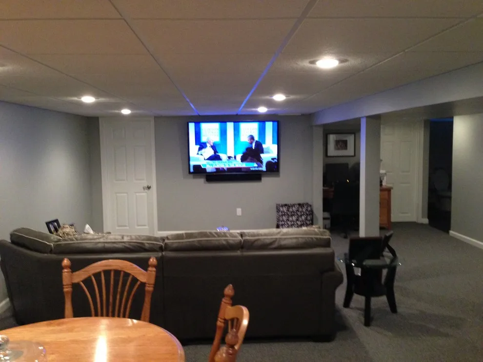 Grosse Ile Contemporary Basement Renovation by D.A. Home Improvement - Photo 3
