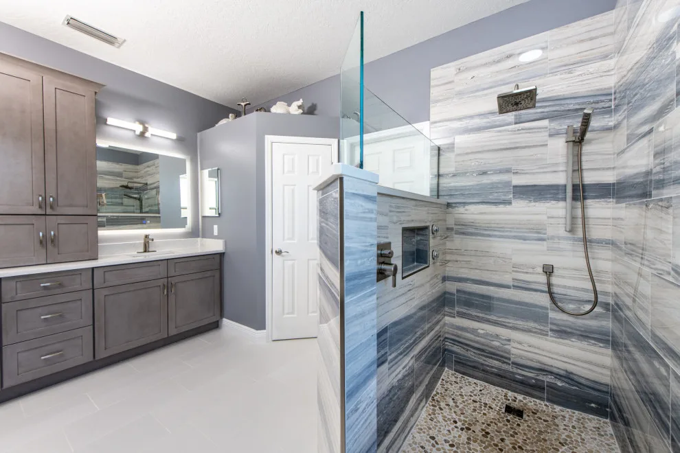 Primary and Secondary Bathroom Renovation by CMK Construction - Photo 3