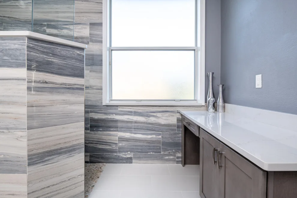 Primary and Secondary Bathroom Renovation by CMK Construction - Photo 4