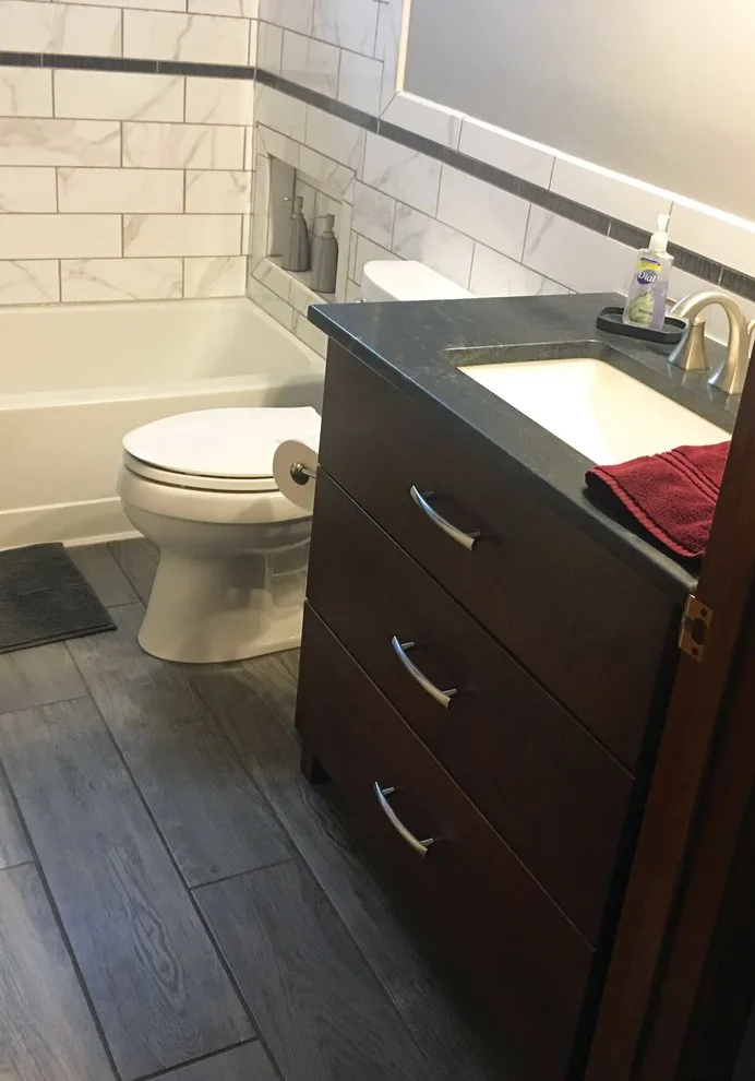 Dark Vanity Surface by Jim Carver & Sons Home Improvements - Photo 2