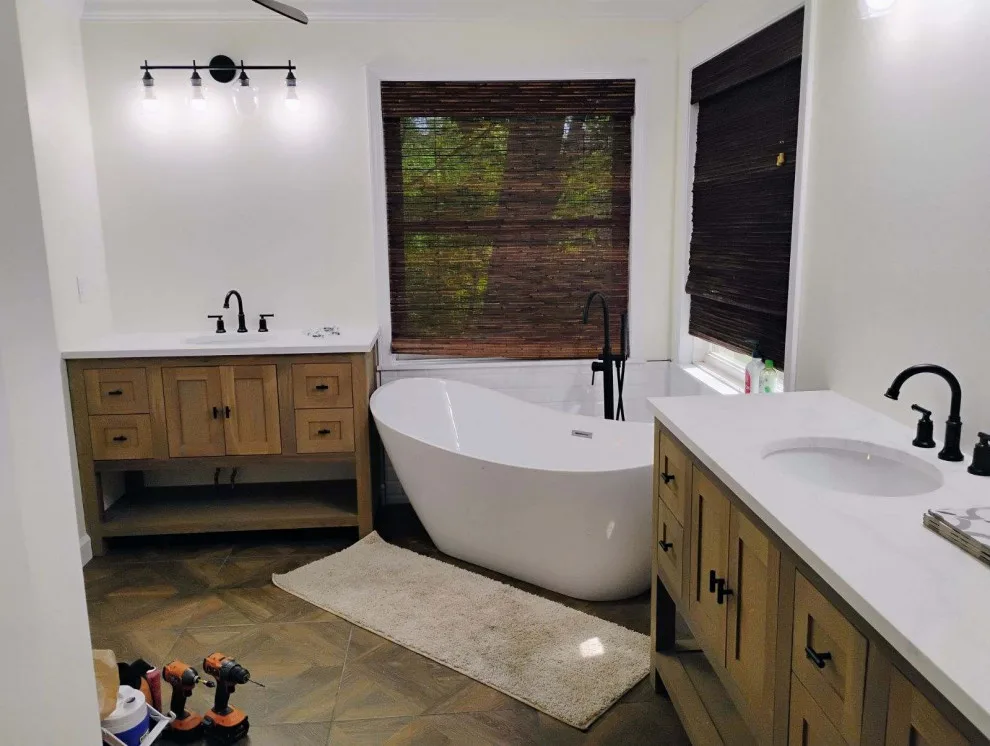 Custom Vanity and Bathroom Design by Bizzy Beaver Contracting - Photo 2