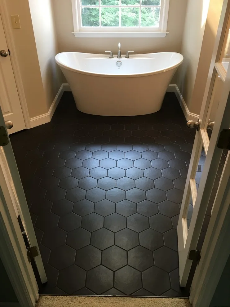 Monochrome Subway Tile for Bathroom by Custom Professional Remodeling, Inc - Photo 4
