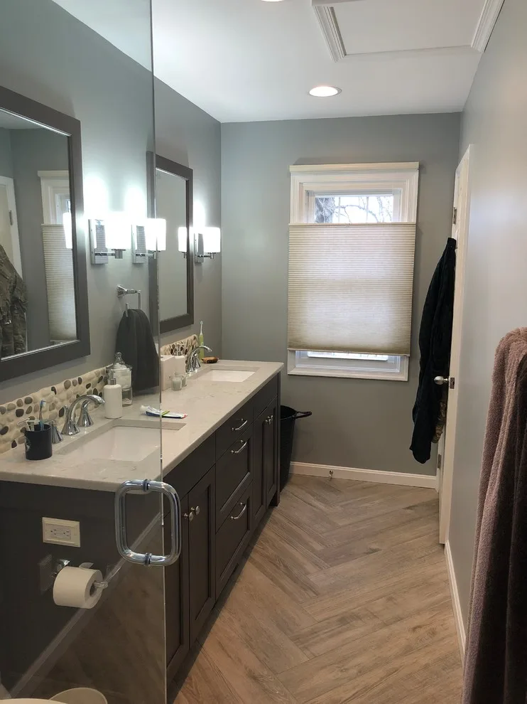 Bathroom and Closet Integration by Whitney Garrett / Kenwood Kitchens - Photo 6