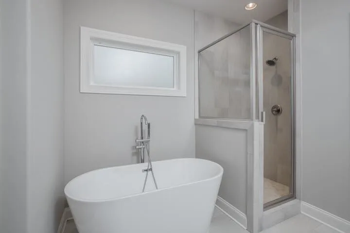 Restroom Flooring and Shower by America's Best Carpet And Tile - Photo 2
