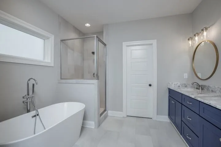 Restroom Flooring and Shower by America's Best Carpet And Tile - Photo 5