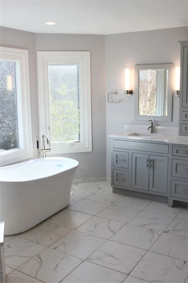 Modern Restroom by Remodeling Trends - Photo 4