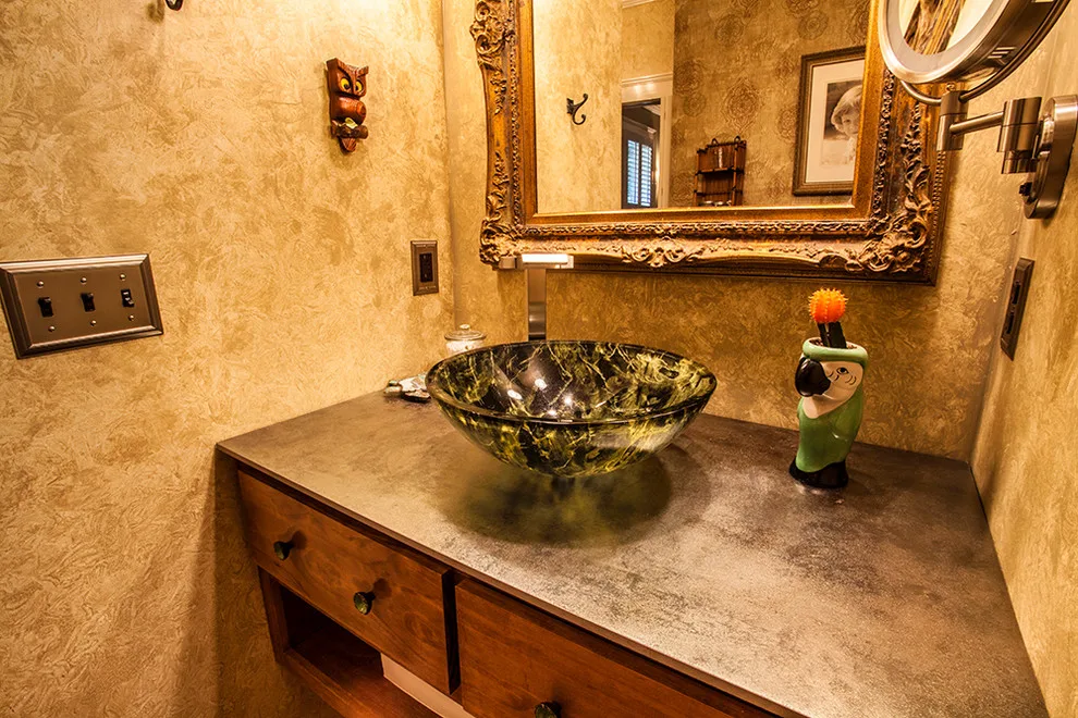 Riverside Old World Bathroom Design by Centerbeam Construction - Photo 2