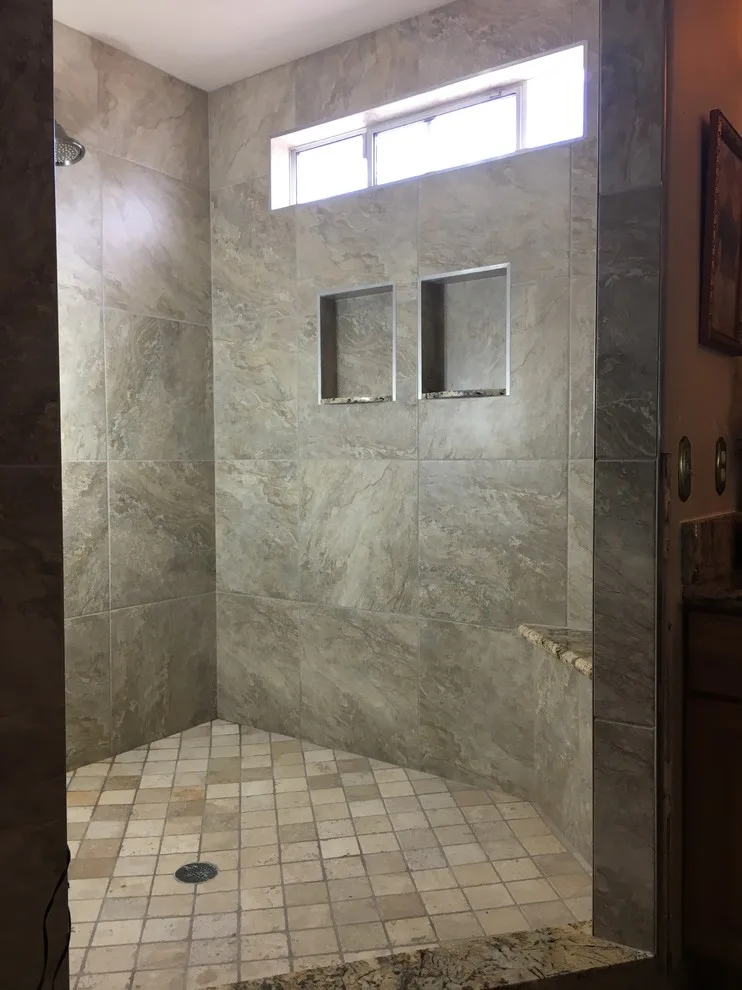 restroom renovation by Amos Tile LV - Photo 5