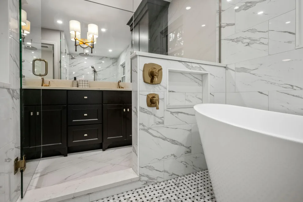 Deer Lake Contemporary Modern Bathroom Renovation by Estate Renovations - Photo 2