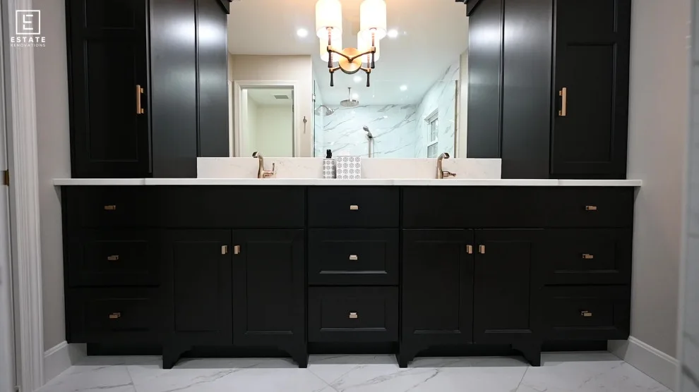 Deer Lake Contemporary Modern Bathroom Renovation by Estate Renovations - Photo 5