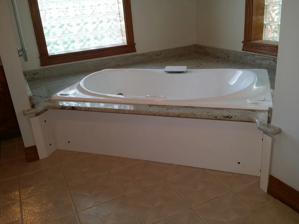 Cherry Bathroom Renovation with Salem Maple Finish by Kitchen Solvers Of Orlando - Photo 3