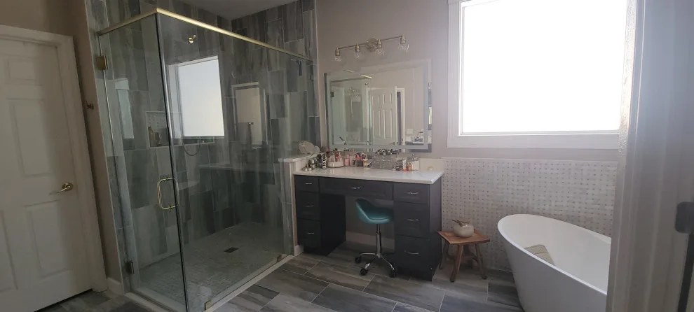 Bathroom Renovation Featuring New Shower and Tub by Kitchen Solvers Of Orlando - Photo 3