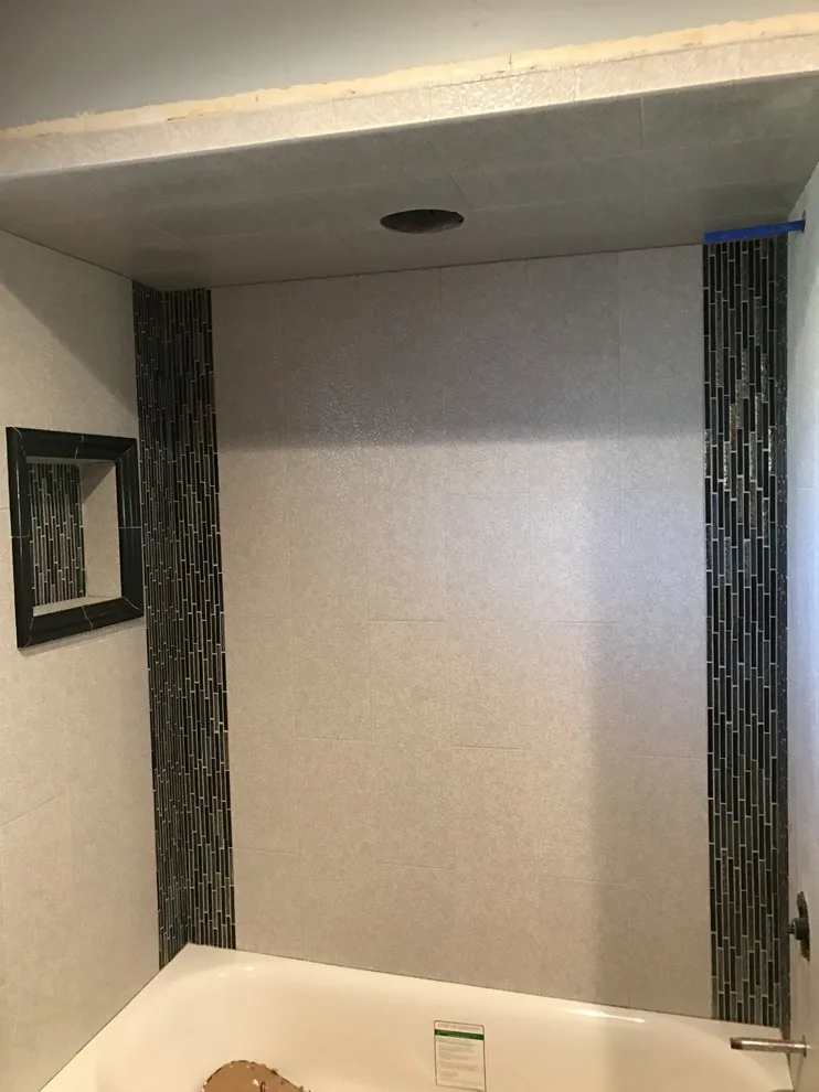 Restroom renovation by Custom Tile And Remodeling. - Photo 7