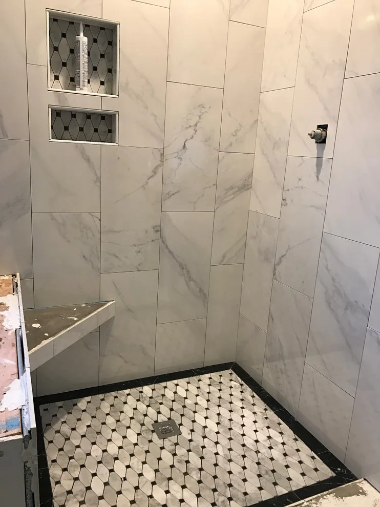 Restroom renovation by Custom Tile And Remodeling. - Photo 8