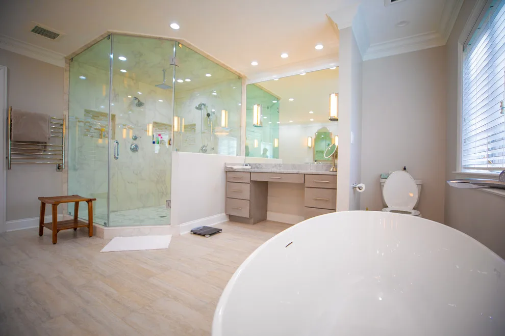 McLean VA Master Bath Renovation and Custom Closet Design by Virginia Kitchen & Bath - Photo 41