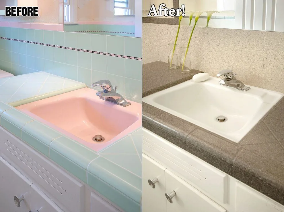 Bathroom Renovation - Transformation Showcase by Miracle Method Refinishing - Photo 9