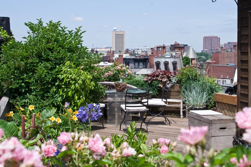 Commonwealth Avenue Rooftop by Matthew Cunningham Landscape Design LLC - Photo 6