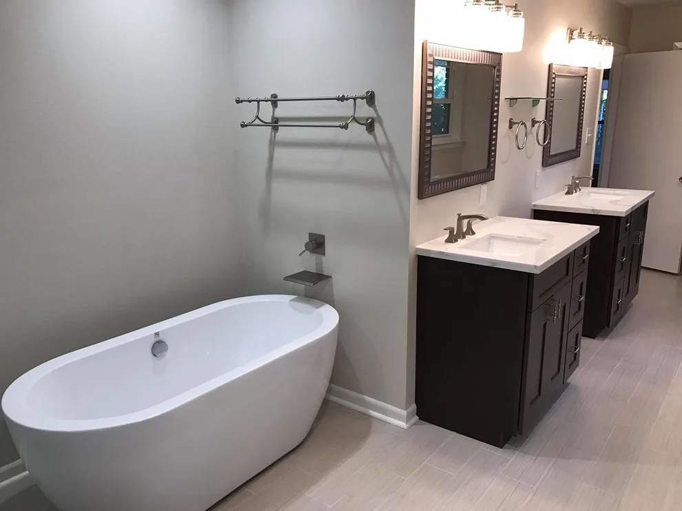 Contemporary Master Bathroom Renovation for Him and Her in San Antonio by C&S Enterprises, LLC - Photo 4