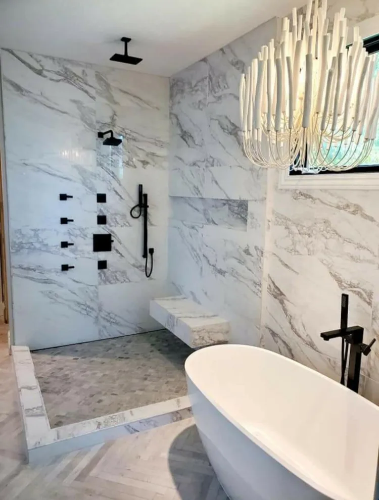 Restroom Remodels by Prestige Renovations - Photo 37