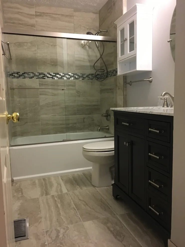 Classic Style, Sliding Door & Independent Vanity by Custom Professional Remodeling, Inc - Photo 3