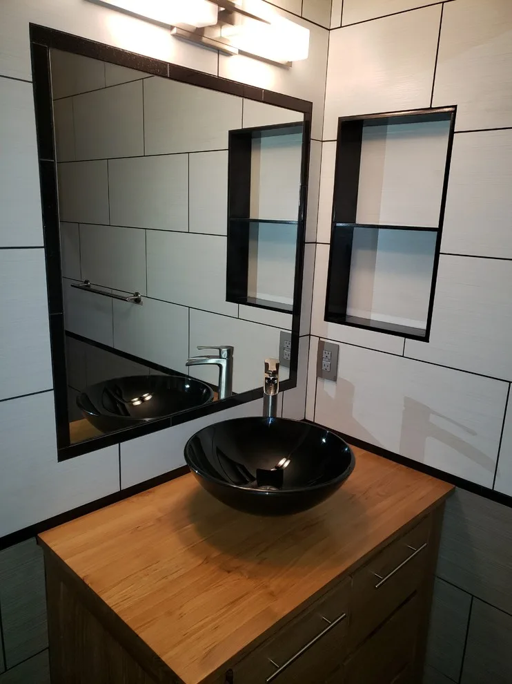 Floor-to-ceiling tiled bathroom by Fix Spokane - Photo 5
