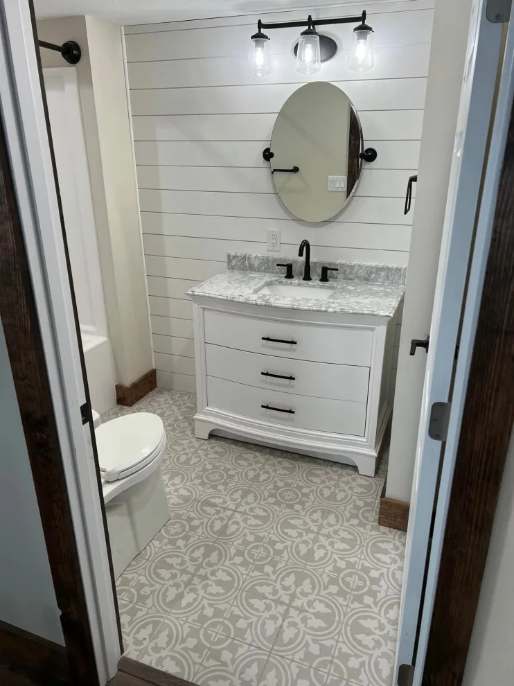 Restrooms by Cedar HIll Renovations - Photo 15