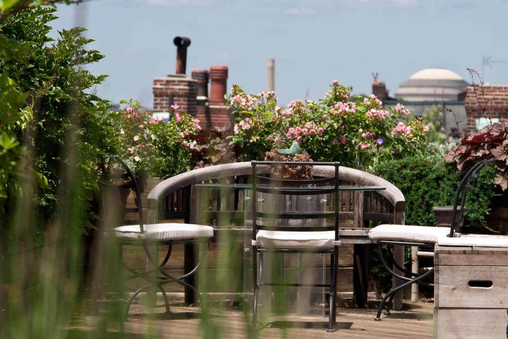 Commonwealth Avenue Rooftop by Matthew Cunningham Landscape Design LLC - Photo 9
