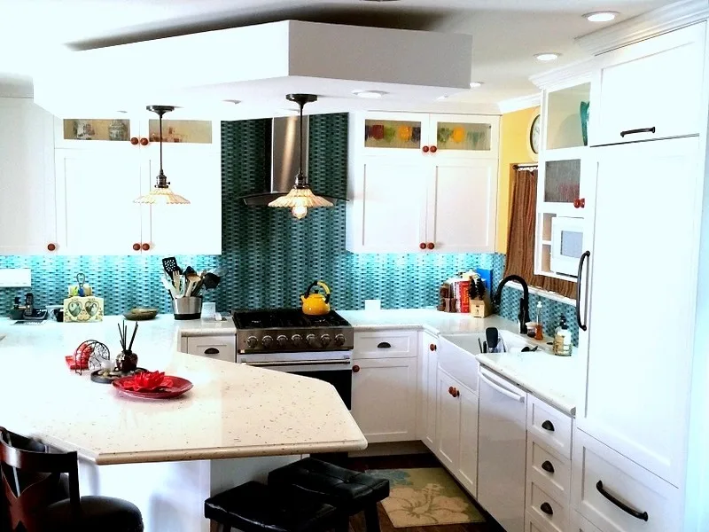 Coastal-Inspired Kitchen Design by Flat Rate Remodeling, Inc. - Photo 5