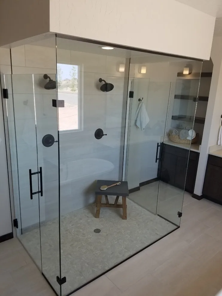 Glass Shower Enclosures by Ideal Mirror And Glass Inc - Photo 2