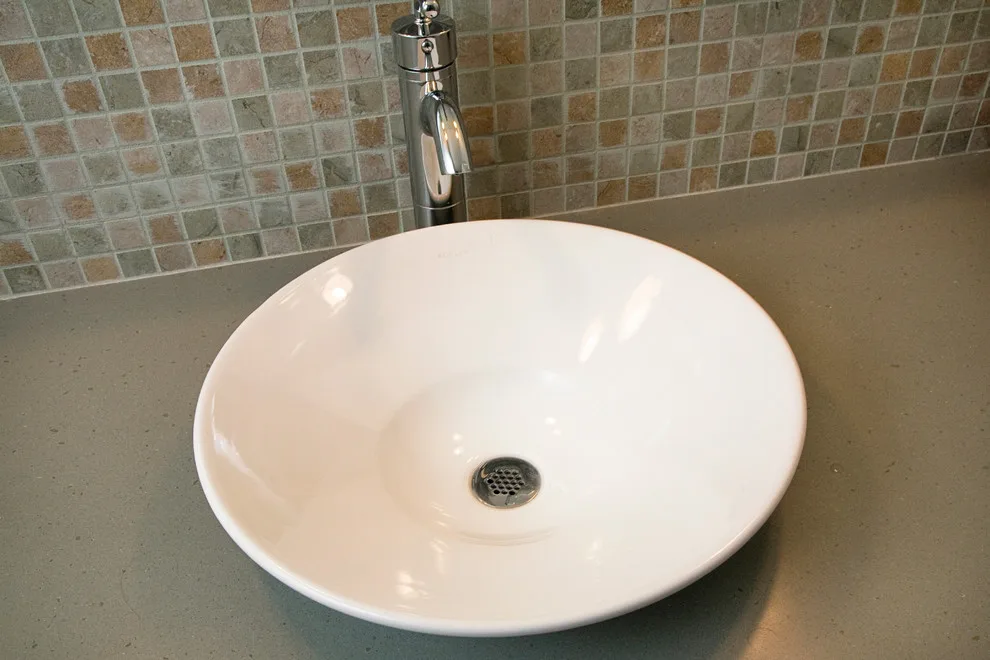 Natural Toned Guest Bathroom by Featured Kitchen And Bath, Inc. - Photo 5